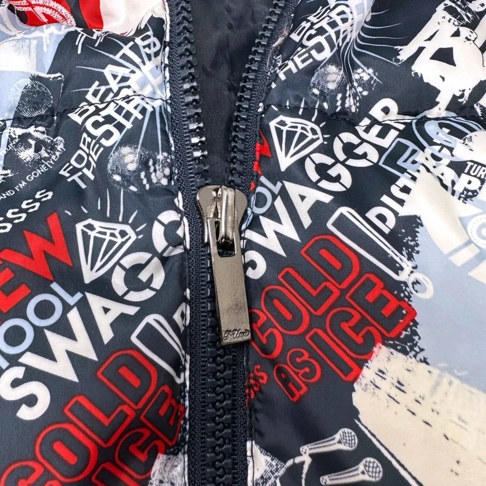 G-UNIT‎ x Premium Goods 50¢ Puffer Jacket Vest Size XL Hip Hop Streetwear Y2K